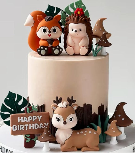 Set Taarttopper Figuren Bos