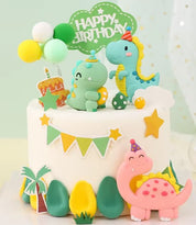 Set taarttoppers Dino's