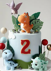 Taarttopper Figuren Set – Dino Thema (Complete Set)