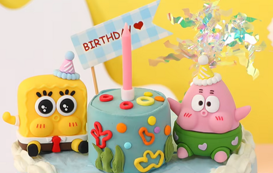 Taarttopper Figuren SpongeBob & Patrick