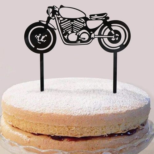 Taarttopper Motor – Zwart Acryl