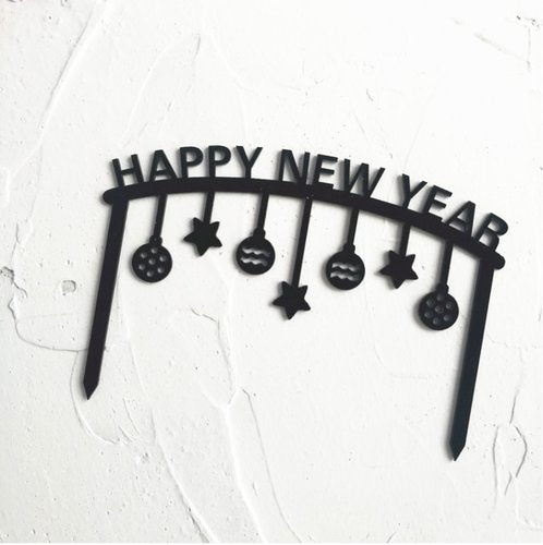 T-0394_Taart_Decoratie_Happy_New_Year_Taarttopper_Kerstbal_m.jpg