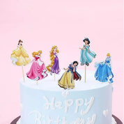 T-0479-Cupcake Decoratie - Disney - Prinses - Frozen - Taarttopper - 24 stuks
