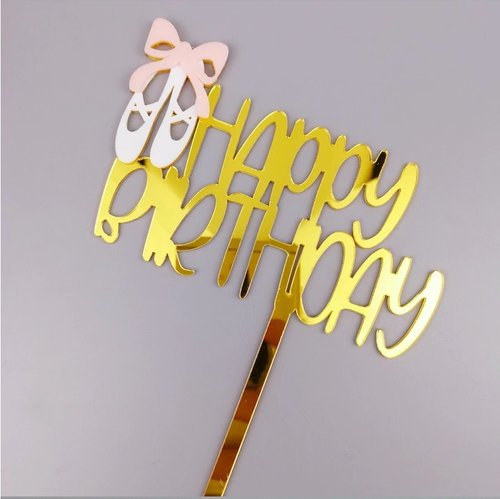 Taarttopper Happy Birthday Ballerina