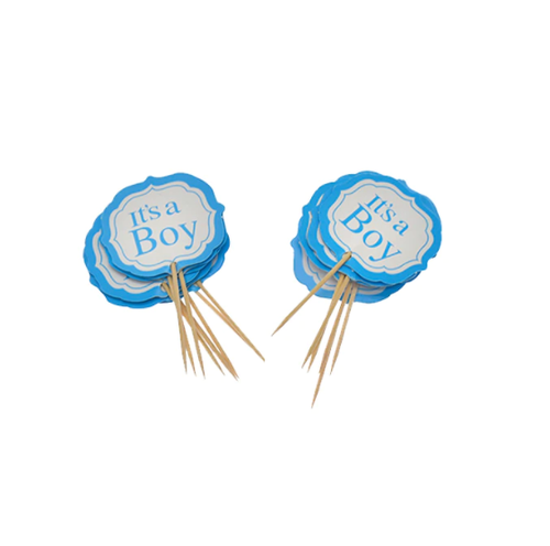 Cupcake Toppers It's a Boy – 12 stuks