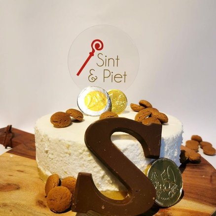 Taarttopper Sinterklaas & Piet