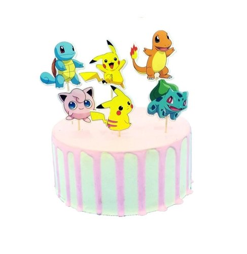Pokémon Cupcake Toppers Pikachu – 24 stuks
