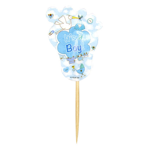 Cupcake Toppers It's a Boy – 24 stuks
