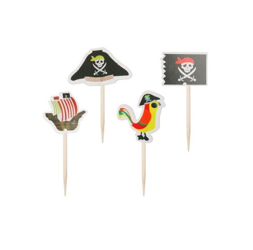 Piraten Cupcake Toppers – 8 stuks