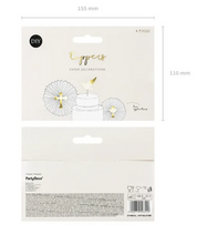 PartyDeco Taart Decoratie Doop / Communie - 6 stuks - T-0735