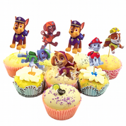 Cupcake Decoratie Paw Patrol Taarttopper 24 stuks - T-0737