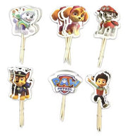 Cupcake Decoratie Paw Patrol Taarttopper 24 stuks - T-0737