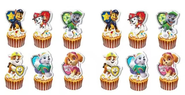 Cupcake - Paw Patrol - 12 stuks - T-0750