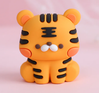 Tijger taarttopper figuur uit de jungle set