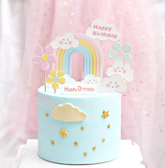 Taarttopper Regenboog Unicorn