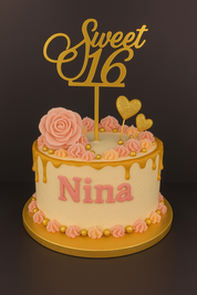 Sweet 16 - Elegant - Gold