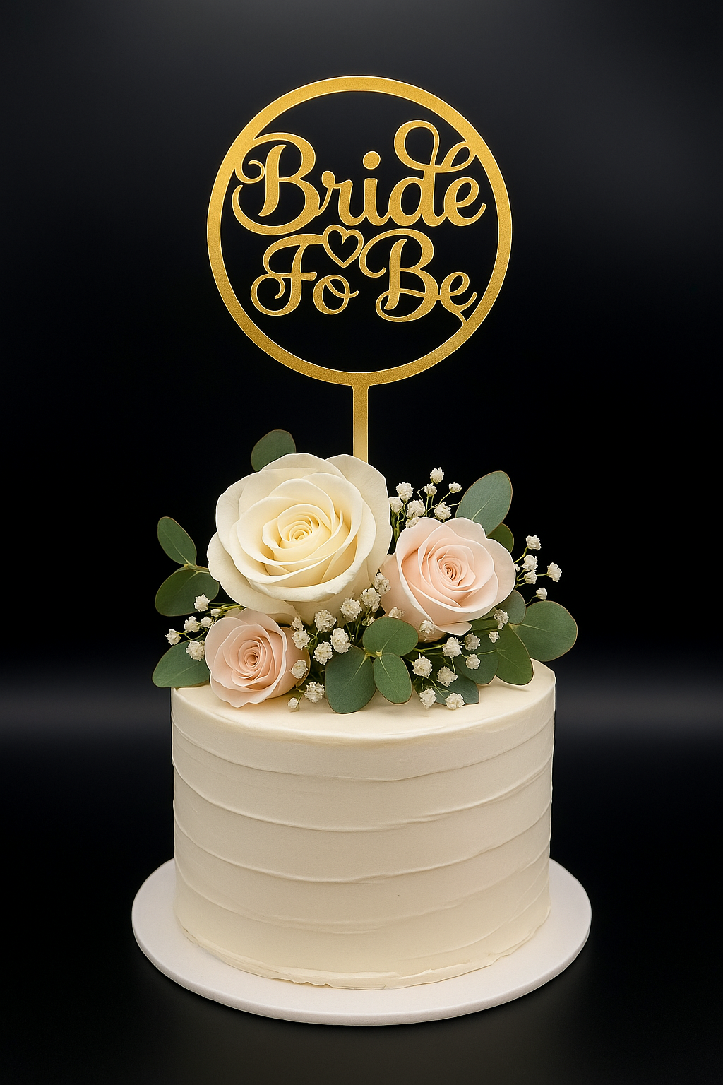 Taarttopper Bride to Be – Cirkel